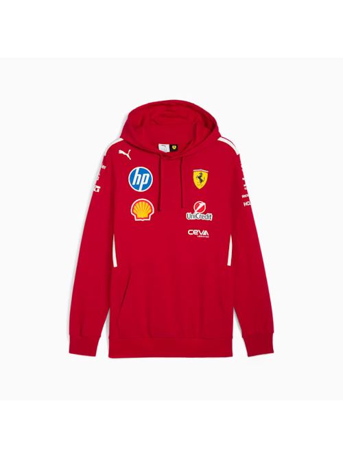 Puma Felpa con cappuccio Team Scuderia Ferrari HP 2025 Ferrari | 76394101SF TEAM HOODIE